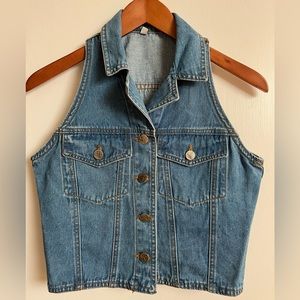 Woman’s denim Bijan Vest